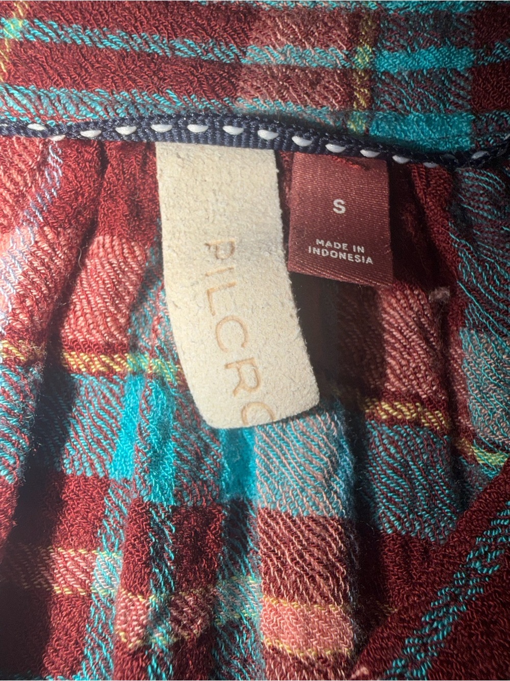 Anthropologie Pilcro and the Letterpress Flannel - Picture 4 of 5